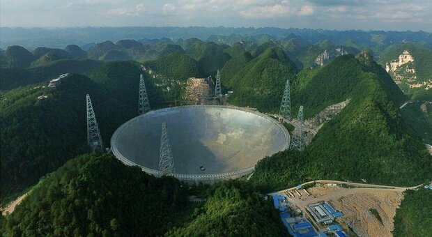 Cina, «Il radiotelescopio potrebbe aver captato segnali alieni» L'annuncio degli scienziati