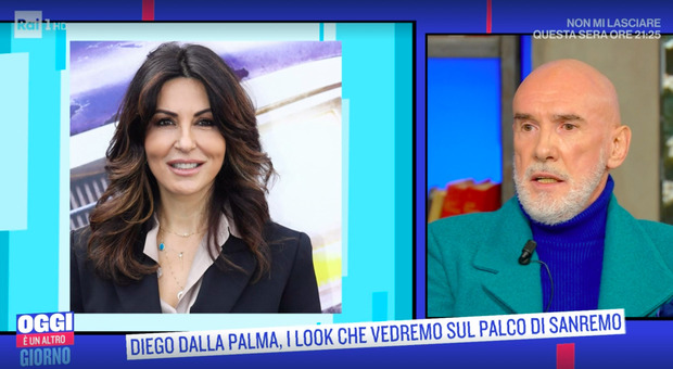 Diego Dalla Palma a Oggi è un altro giorno: «Sabrina Ferilli a Sanremo? Nel tempo si è persa per strada»