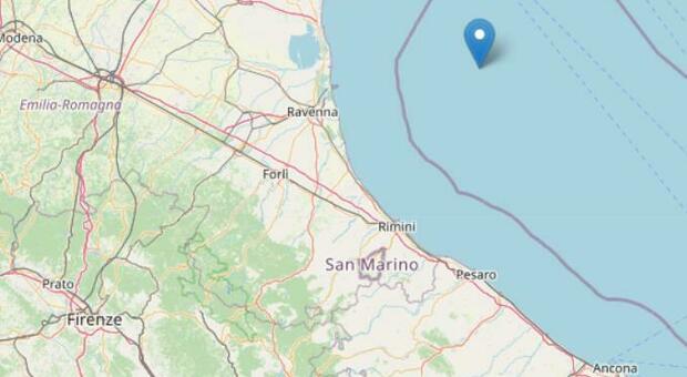 Terremoto in Adriatico, scossa 4.1 avvertita anche nelle Marche Terremoto in Adriatico, scossa 4.1 avvertita anche nelle Marche