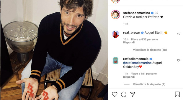 Stefano De Martino, la foto su Instagram per i suoi 32 anni: il gesto della ex Emma Marrone spiazza tutti