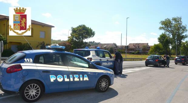 I controlli della polizia a Senigallia
