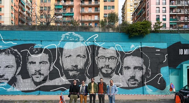 Genova dedica un murales agli Ex-Otago. Oggi fuori il nuovo singolo "Tutto ciò che abbiamo"