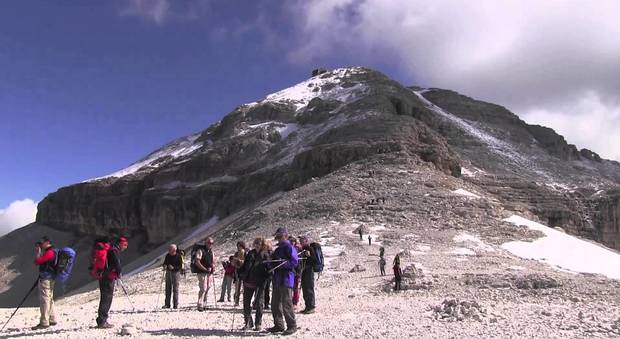 La cima del Piz Boè La cima del Piz Boè