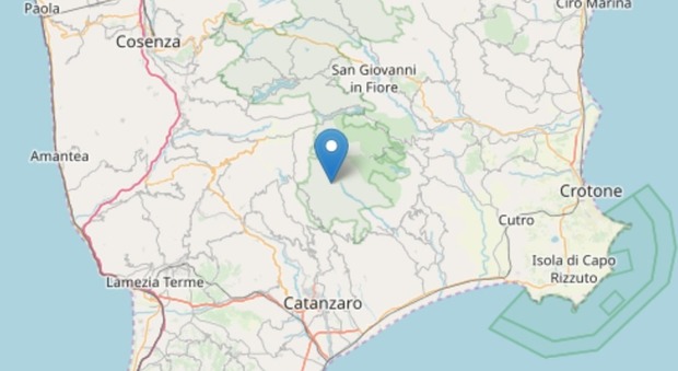 Terremoto a Catanzaro, avvertite due scosse all'alba