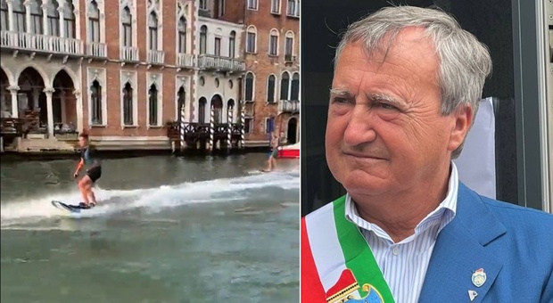 Venezia, fanno sci d'acqua 'a motore' nel Canal Grande. L'ira del sindaco: «Saranno denunciati»