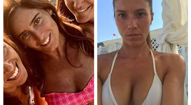 Foto Boschi, Adinolfi le risponde con il selfie della moglie: è sfida tra sexy bikini