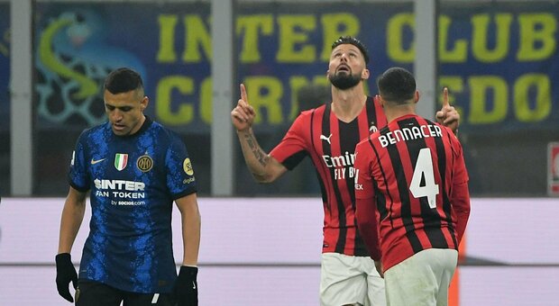 Inter-Milan, le pagelle: Perisic brilla (7.5), Giroud (8) ribalta il derby