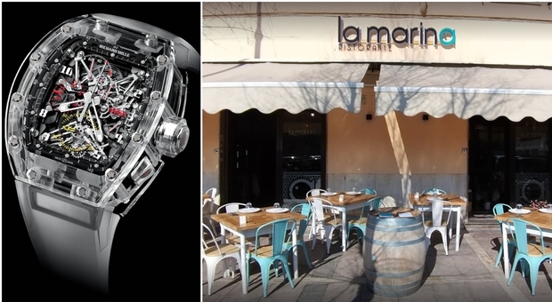 Fiumicino, maxi-rapina al ristorante: rubato un orologio da 1,5 milioni