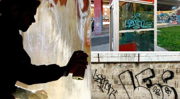 Trieste, denunciati due writers vandali: oltre 600 scritte in tutta la città, 3mila euro di multa per ognuna