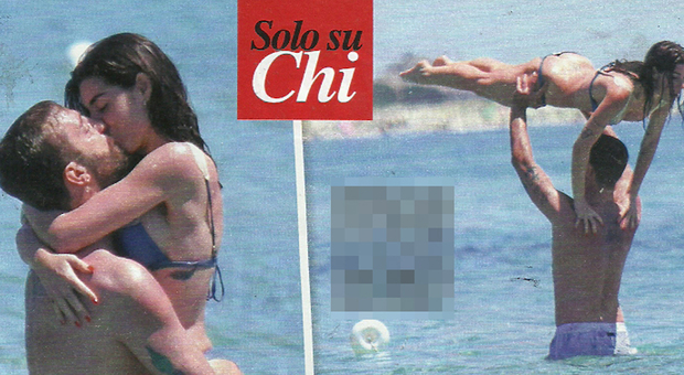 Bianca Atzei e Stefano Corti in vacanza in Sardegna (Chi)