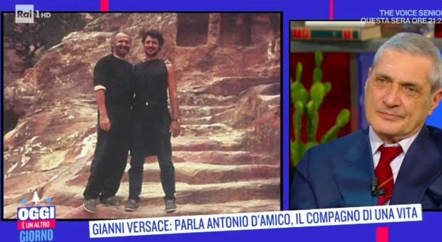 Antonio D'Amico a Oggi è un altro Giorno: «Quando è morto Gianni Versace ho tentato il suicidio»