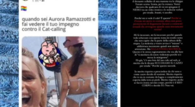Aurora Ramazzotti, umiliata (ancora) per la foto in costume. La risposta è epica: «Il corpo è mio e decido io»