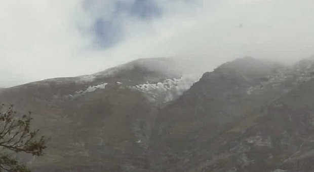 La neve sui monti Sibillini