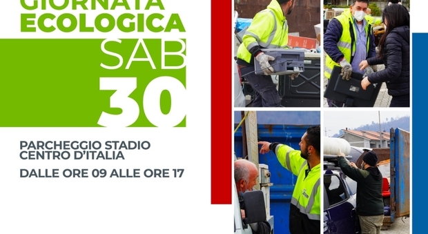Sabato 30 luglio torna la “Giornata ecologica” di Asm e Comune di Rieti nel parcheggio dello Stadio Scopigno