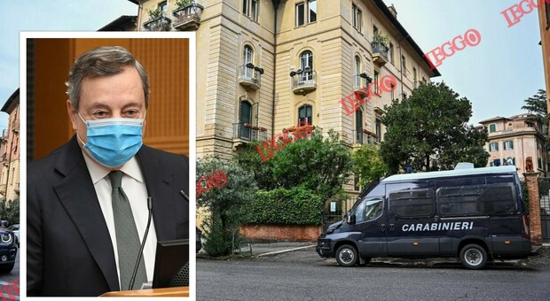 Allerta per Mario Draghi, potenziata la protezione: più blindati a Palazzo Chigi e sotto casa