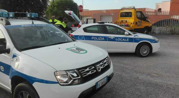La polizia locale di Osimo