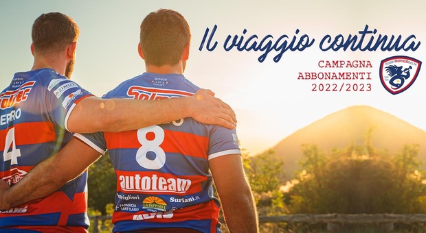 L'immagine della campagna abbonamenti della FemiCz Rugby Rovigo