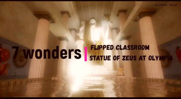 Le sette meraviglie del mondo antico rivivono virtualmente in 3D: l' ultimo lavoro di "Flipped Prof"