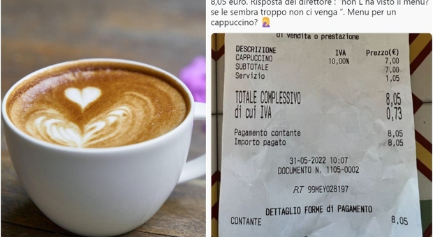 Roma, cappuccino 8 euro al bar. È scontro tra cliente e proprietario: «Se è troppo non venga»