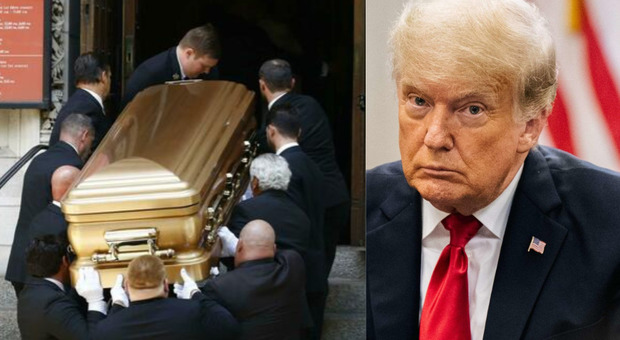 Donald in ritardo ai funerali di Ivana Trump. Poi il discorso: «Era bellissima, non si arrendeva mai»