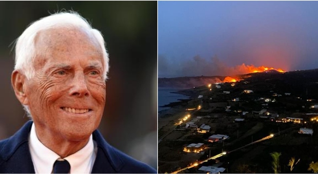 Giorgio Armani, l'incendio a Pantelleria e la fuga sullo yacht. La collaboratrice: «Salvi grazie a lui»