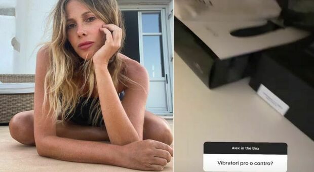 Alessia Marcuzzi hot su Instagram: apre il cassetto e mostra la sua collezione di vibratori