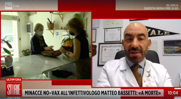 Super green pass, Matteo Bassetti a Storie Italiane: «Ormai è tardi, il vaccino unica arma»