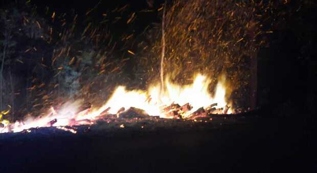 Le fiamme sul Cesen Le fiamme sul Cesen