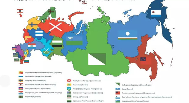 La "mappa" della Russia dopo Putin, appello delle minoranze