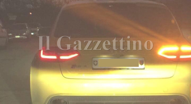 L'Audi gialla con targa svizzera ricercata in mezzo Veneto
