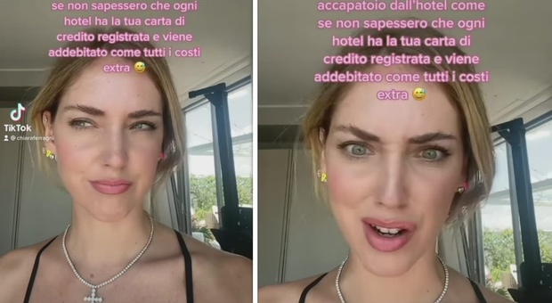 Chiara Ferragni risponde a Selvaggia Lucarelli sul caso degli accappatoi rubati: «Nessun furto, ogni costo ex viene addebitato sulla carta»
