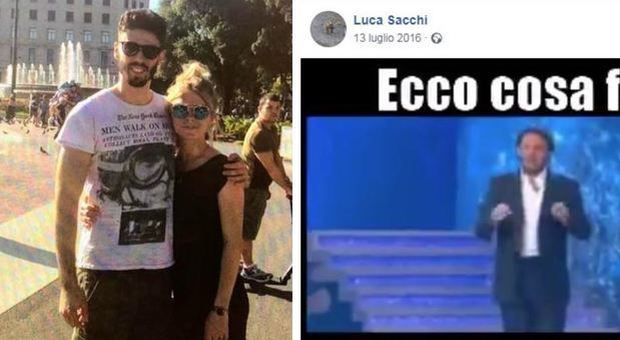 Luca Sacchi, l'incredibile post su Facebook: «Se il ladro ti spara, puoi guardarlo brutto»