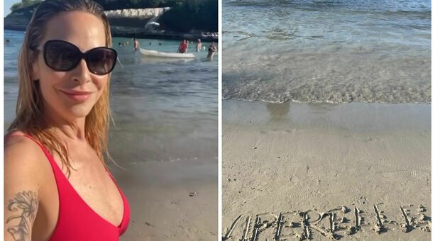 Stefania Orlando, il mistero della scritta sulla spiaggia: «Viperelle»
