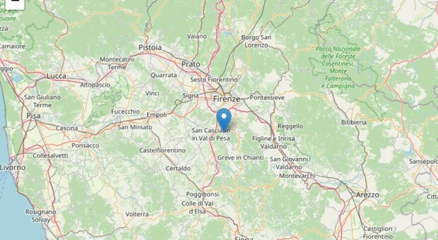 Terremoto a Firenze, quattro scosse una dopo l'altra: la più forte di magnitudo 2.7