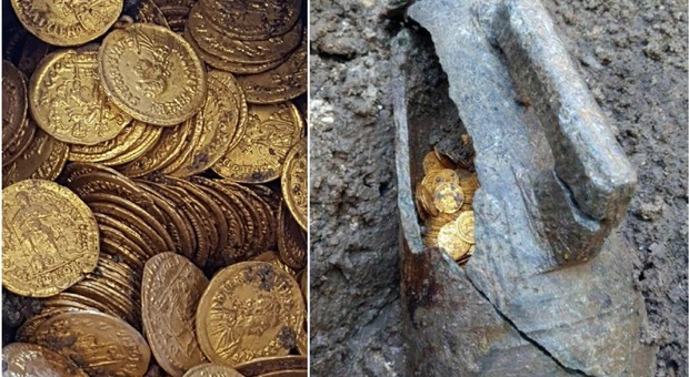 Ritrovate 300 monete d'oro romane del IV secolo: «Valgono milioni di euro»