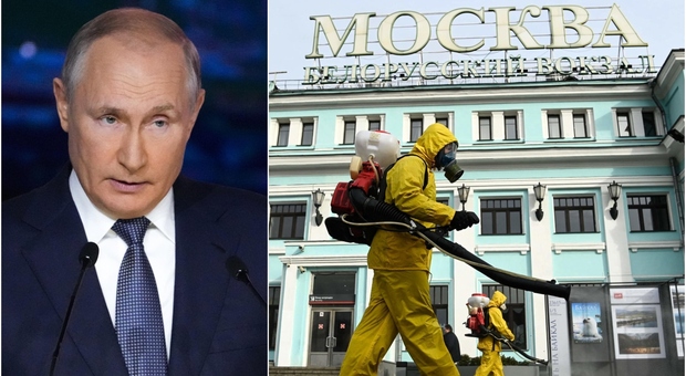 Covid Russia, Putin: lavoro fermo 9 giorni. Dal 30 ottobre al 7 novembre stop attività per contenere i contagi