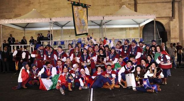 Sbandieratori e musici Scudetto a Porta Romana Sbandieratori e musici Scudetto a Porta Romana