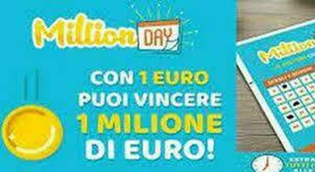 Million Day, estrazione dei cinque numeri vincenti di oggi 18 novembre 2021