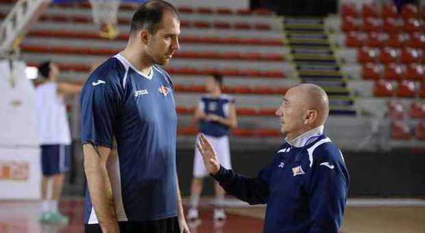 Szymon Szewczyk con coach Luca Dalmonte