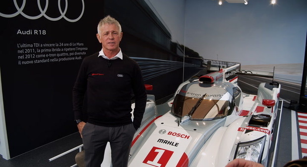 Audi al Festival dello Sport, l'intervista a Dindo Capello, 3 volte vincitore della 24 Ore di Le Mans con i Quattro Anelli 