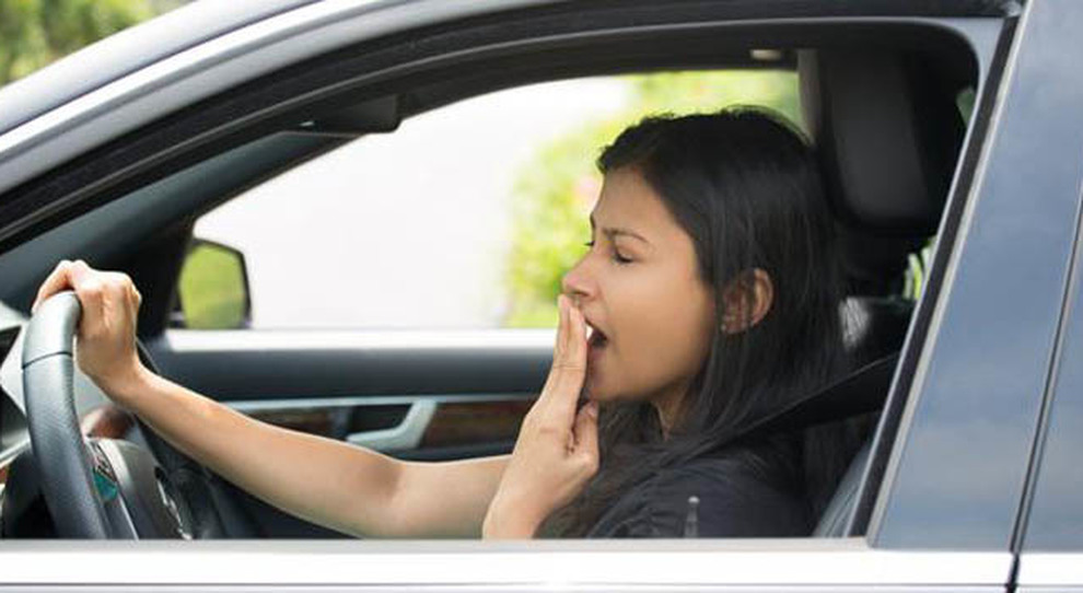 Un colpo di sonno al volante