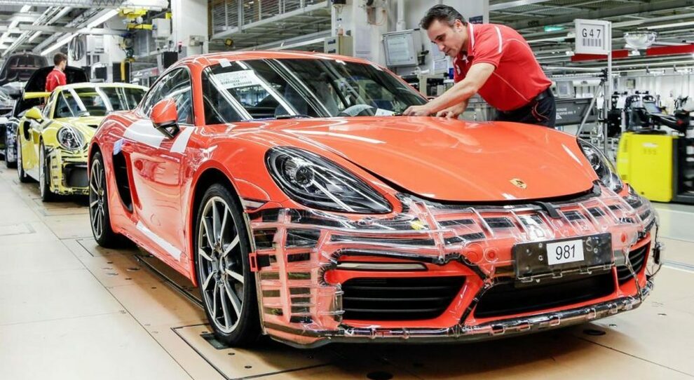 Una fabbrica Porsche