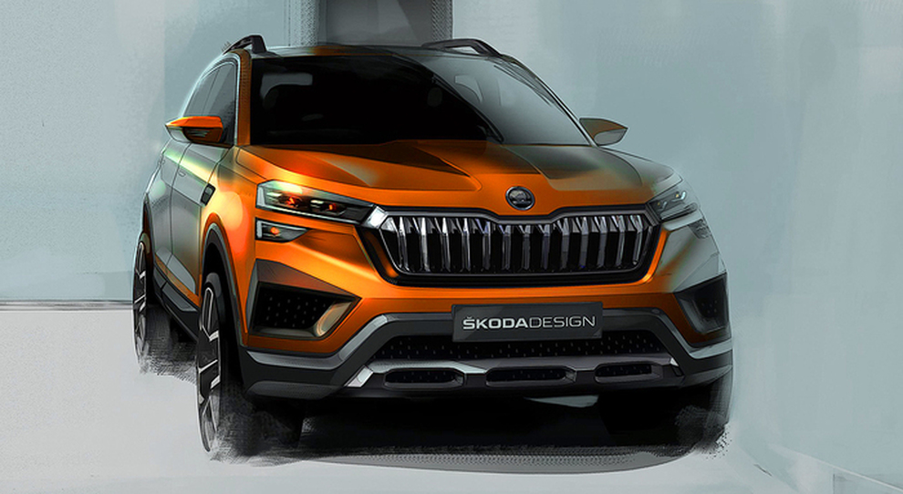 Il disegno dello Skoda Vision 1