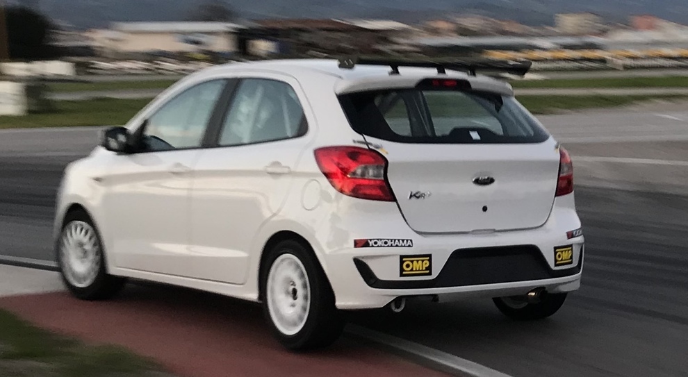La Ford Ka+ con cui Piedone Giovanardi parteciperà Trofeo Plus