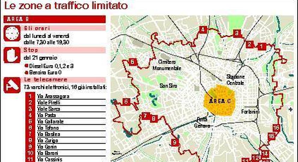 Milano, Al Via La Nuova Fase Dell’Area B: Salgono A 160 Mila Le Vetture ...