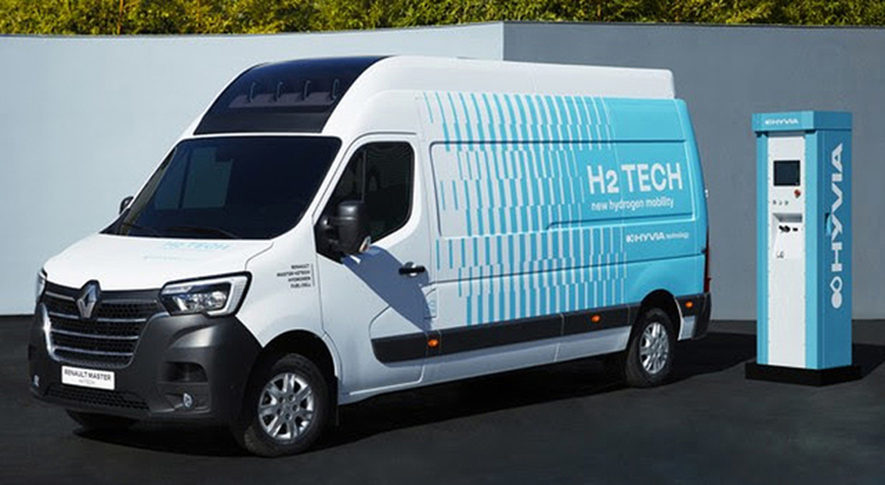 il prototipo Renault Master Van H2-Tech che verrà presentato i prossimi 27 e 28 ottobre all evento Hyvolution a Parigi