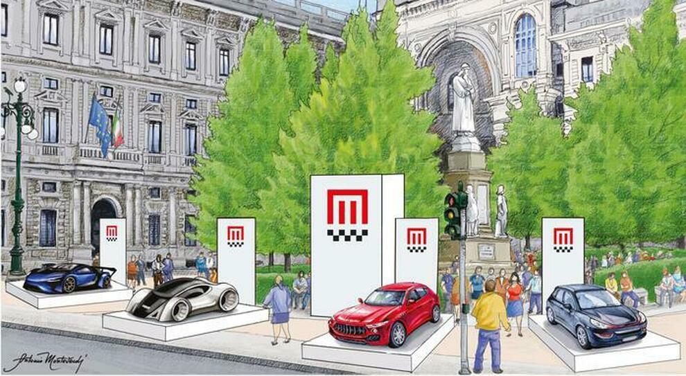 Un rendering di come sarà il Milano Monza Open Air Show