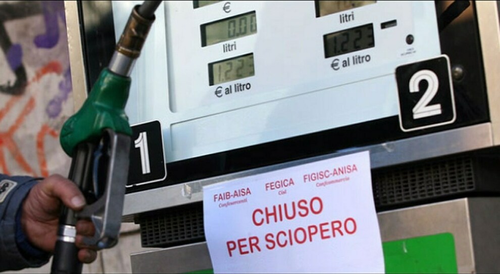 Sciopero dei benzinai