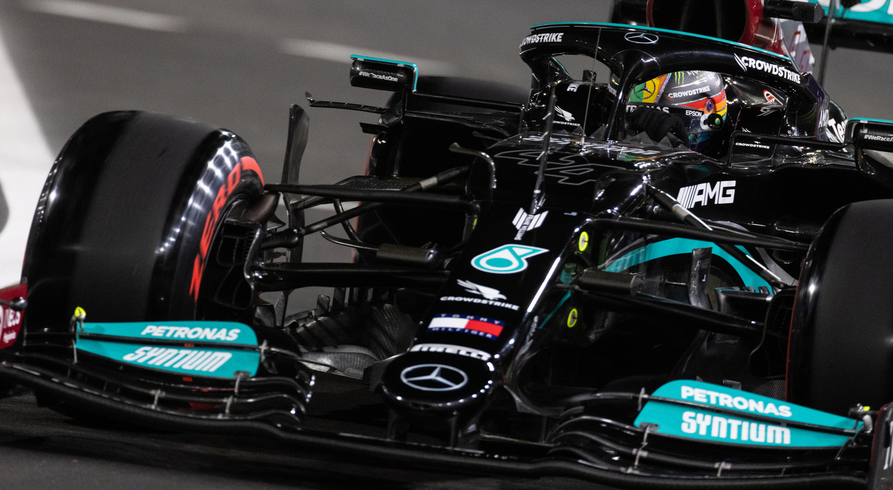 Nella foto, Lewis Hamilton