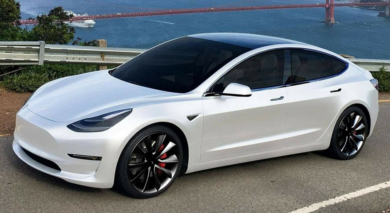 Una Tesla Model 3